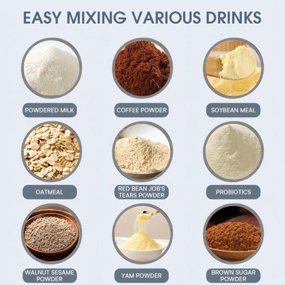 Intelligent Coffee Cup with Lid, 1/3 Counts Automatic Stirring Cup with Temperature Display, USB Rechargeable Stirring Cup for Coffee, Tea, Hot Chocolate, Gift,Gifts for Women, Mug